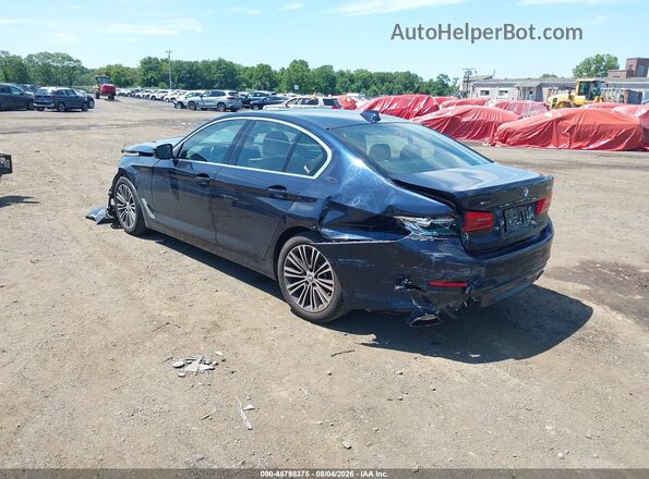 WBAJE7C5XKWW10099 2019 BMW 5 SERIES Dark Blue უკანა მარცხენა