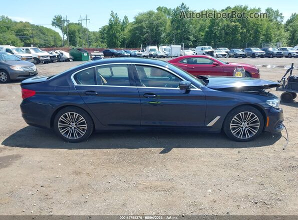 WBAJE7C5XKWW10099 2019 BMW 5 SERIES Dark Blue უკანა სალონის ხედი