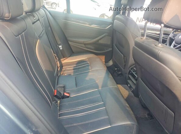 WBAJE7C5XKWW44060 2019 BMW 5 SERIES Gray Հետևի նստատեղերի տեսք