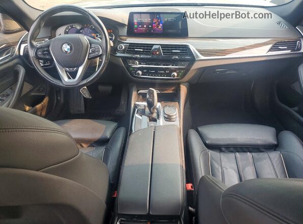 WBAJE7C5XKWW44060 2019 BMW 5 SERIES Gray Առջևի վահանակի տեսք