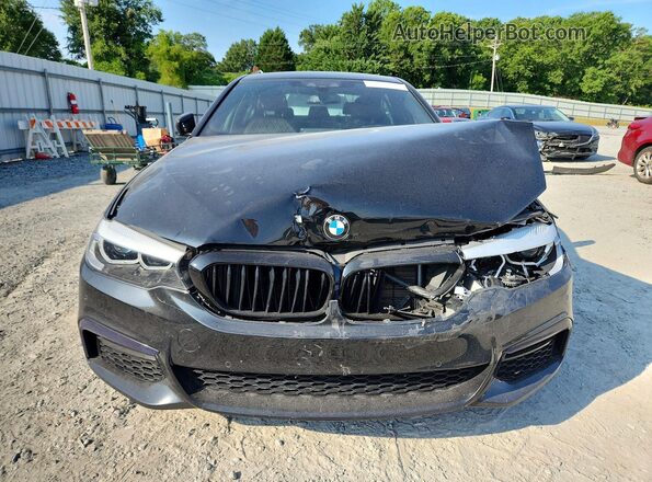 WBAJR3C00LCD31087 2020 BMW 5 SERIES Черный Вид спереди