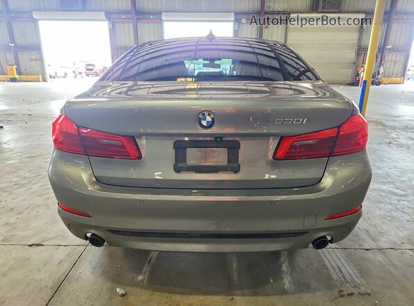 WBAJR3C00LWW54938 2020 BMW 5 SERIES Gray უკანა ხედი