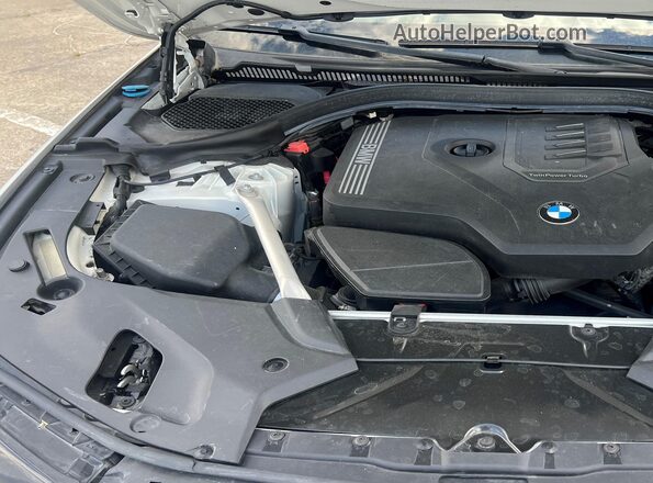 WBAJR3C00LWW63753 2020 BMW 5 SERIES White ძრავის განყოფილების ხედი