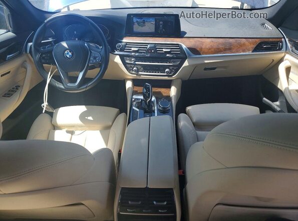 WBAJR3C00LWW68175 2020 BMW 5 SERIES Blue წინა პანელის ხედი
