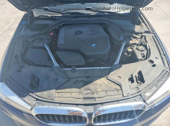 WBAJR3C00LWW68175 2020 BMW 5 SERIES Blue უკანა სალონის ხედი