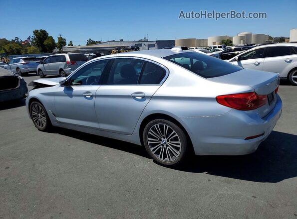 WBAJR3C07LWW61577 2020 BMW 5 SERIES Серебряный Задняя левая четверть