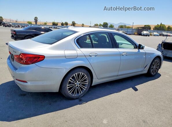 WBAJR3C07LWW61577 2020 BMW 5 SERIES Серебряный Задняя правая четверть