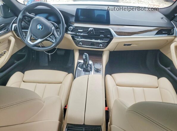 WBAJR7C04LCE17820 2020 BMW 5 SERIES White Вид панелі приладів