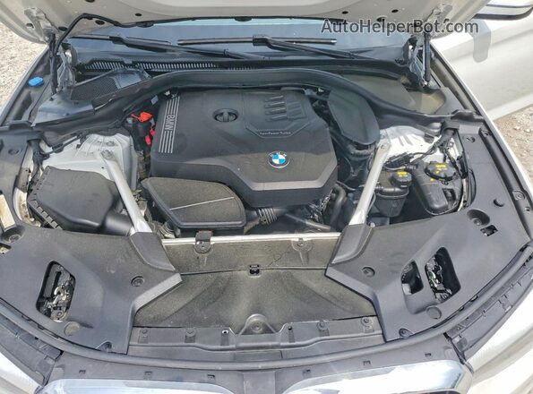 WBAJR7C04LCE17820 2020 BMW 5 SERIES White Вид задньої частини салону