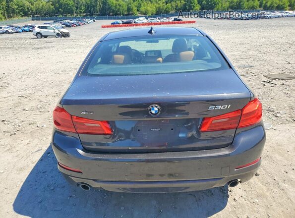 WBAJR7C05LWW80975 2020 BMW 5 SERIES Black Vista trasera