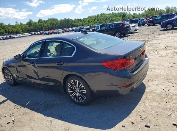 WBAJR7C05LWW80975 2020 BMW 5 SERIES Black Trasero izquierdo