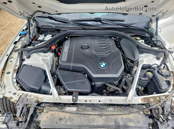 WBAJR7C07LCE10487 2020 BMW 5 SERIES White Вид задньої частини салону