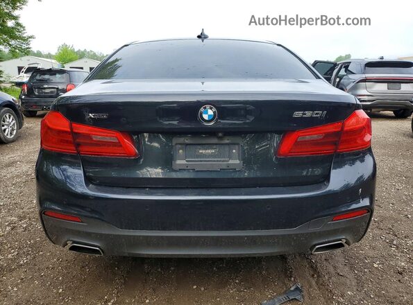 WBAJR7C0XLCE40339 2020 BMW 5 SERIES Black Вид ззаду