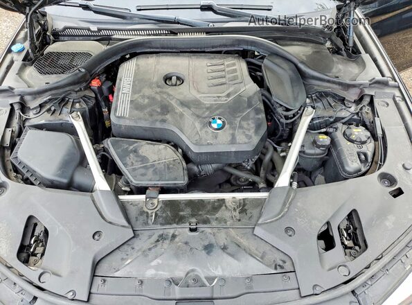 WBAJR7C0XLCE40339 2020 BMW 5 SERIES Black Вид задньої частини салону