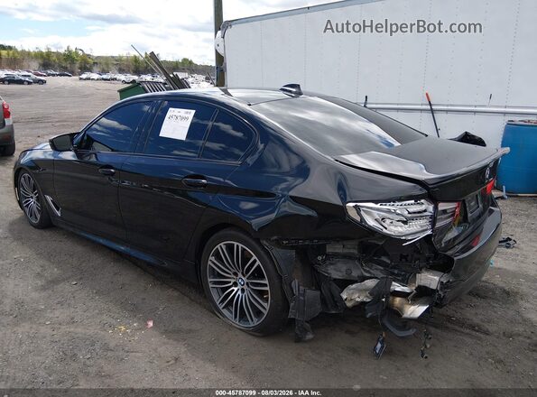 WBAJS3C00LCE54876 2020 BMW 5 SERIES Черный Задняя левая четверть