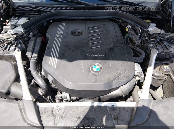 WBAJS3C00LCE54876 2020 BMW 5 SERIES Черный Вид сзади