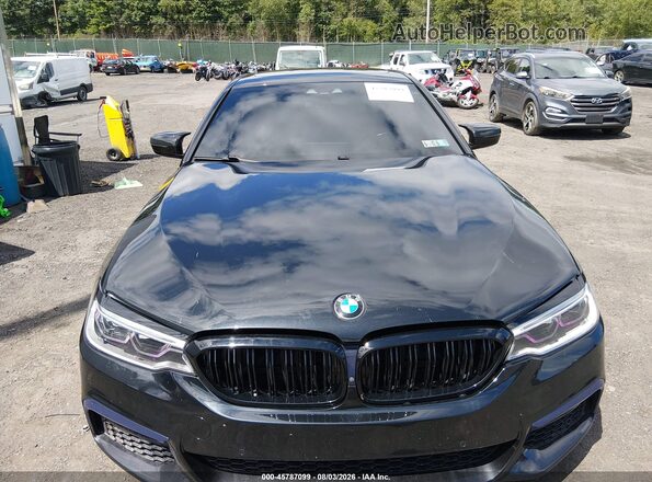 WBAJS3C00LCE54876 2020 BMW 5 SERIES Черный Вид щитка приборов