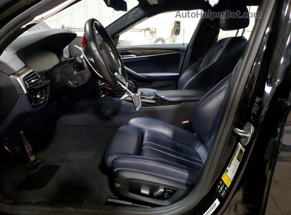 WBAJS3C05LWW81363 2020 BMW 5 SERIES Black Vista interior delantera