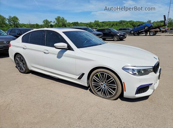 WBAJS3C08LCE05666 2020 BMW 5 SERIES White Delantero derecho