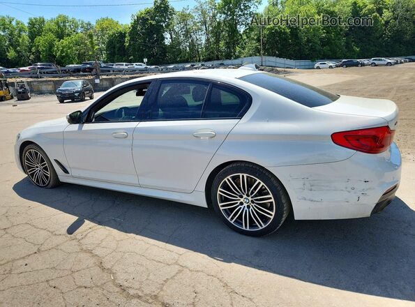WBAJS3C08LCE05666 2020 BMW 5 SERIES White Trasero izquierdo