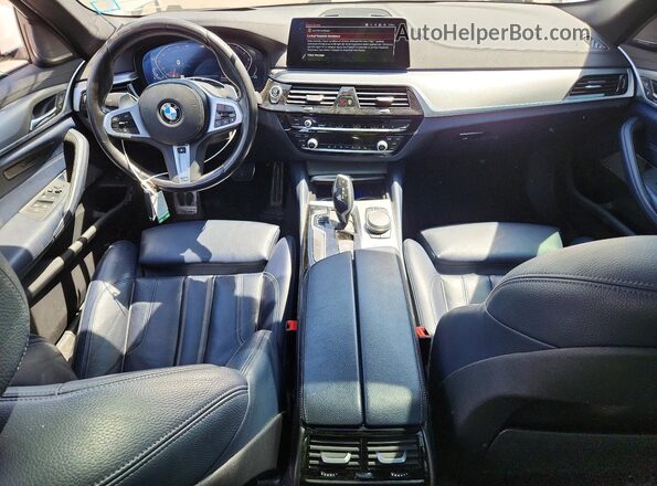 WBAJS3C08LCE05666 2020 BMW 5 SERIES White Vista del salpicadero