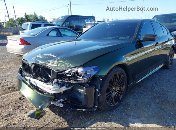 WBAJS3C0XLWW79723 2020 BMW 5 SERIES Green Դիմացի տեսք