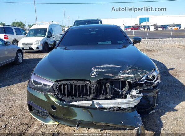 WBAJS3C0XLWW79723 2020 BMW 5 SERIES Green 