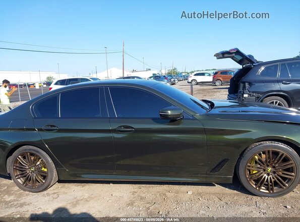 WBAJS3C0XLWW79723 2020 BMW 5 SERIES Green Սալոնի 360 աստիճան տեսք
