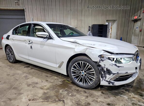 WBAJS3C0XLWW82525 2020 BMW 5 SERIES Белый Передняя правая четверть
