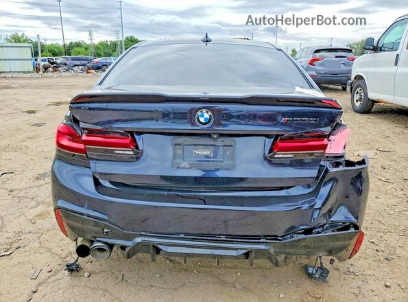 WBAJS7C03LCE14573 2020 BMW M5 Blue Vista trasera