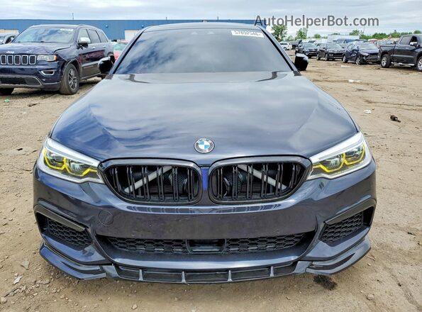 WBAJS7C03LCE14573 2020 BMW M5 Blue Vista frontal