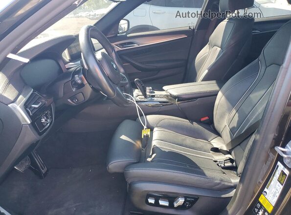 WBAJS7C05LCD94763 2020 BMW M5 Gray Widok wnętrza z przodu