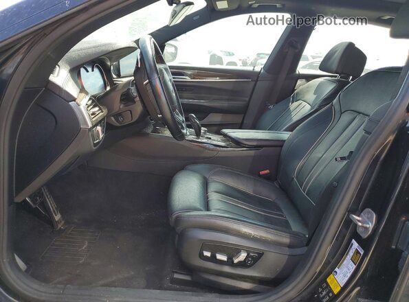 WBAJV6C50JBK07099 2018 BMW 6 SERIES Black Widok wnętrza z przodu