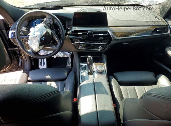 WBAJV6C5XJBJ99657 2018 BMW 6 SERIES Серый Вид панели приборов