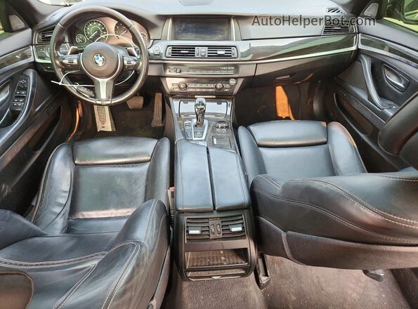 WBAKN9C50GD962823 2016 BMW 5 SERIES Black Вид панелі приладів