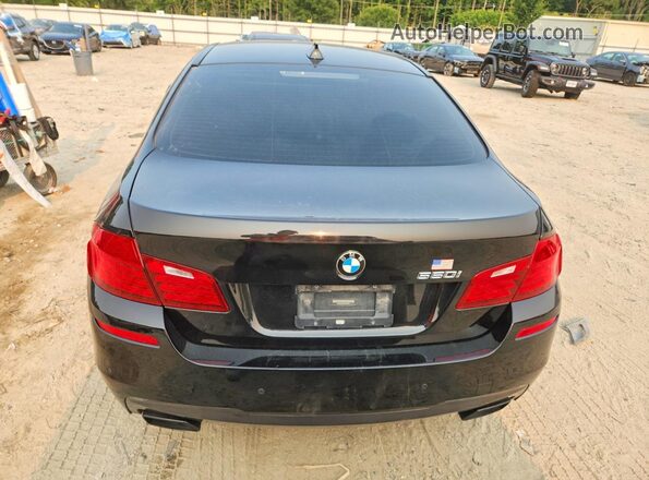WBAKN9C50GD962823 2016 BMW 5 SERIES Black Вид ззаду