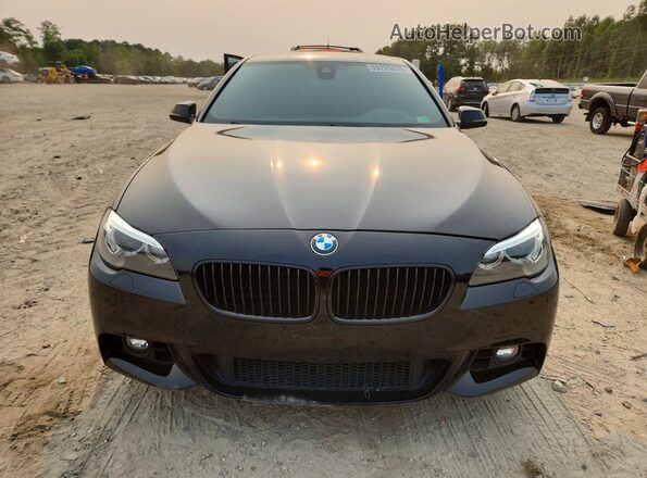 WBAKN9C50GD962823 2016 BMW 5 SERIES Black Вид спереду