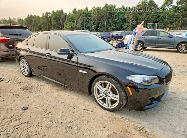 WBAKN9C50GD962823 2016 BMW 5 SERIES Black Передня права чверть