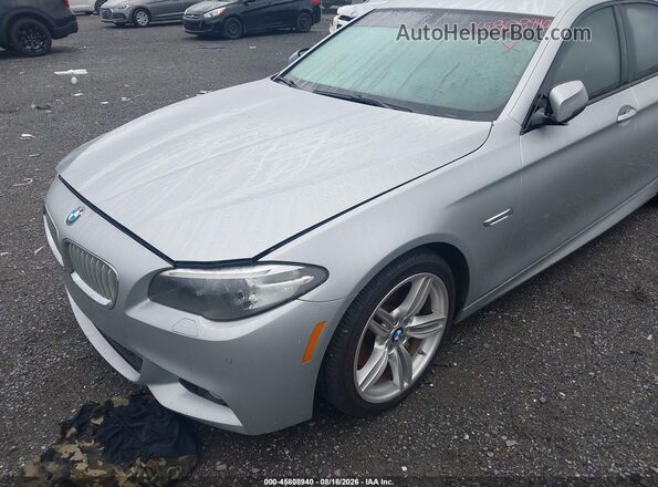 WBAKN9C57GD961930 2016 BMW 5 SERIES Silver Vista frontal