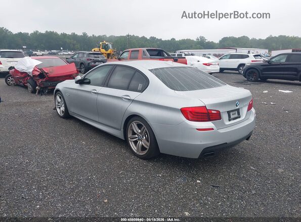 WBAKN9C57GD961930 2016 BMW 5 SERIES Silver Trasero izquierdo