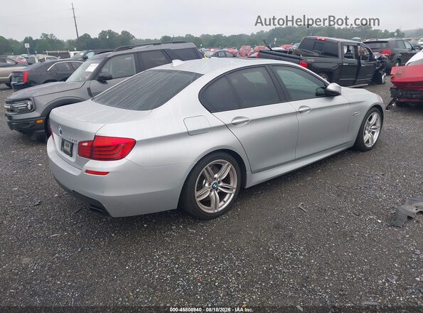 WBAKN9C57GD961930 2016 BMW 5 SERIES Silver Trasero derecho