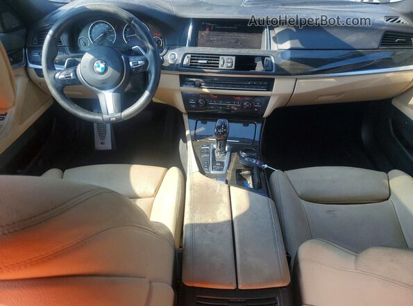 WBAKN9C5XGD962683 2016 BMW 5 SERIES Black Widok deski rozdzielczej