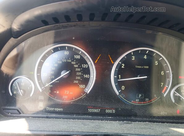 WBAKN9C5XGD962683 2016 BMW 5 SERIES Black Widok zestawu wskaźników