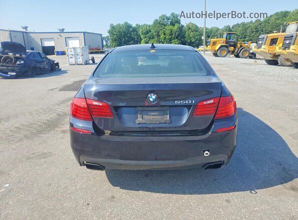 WBAKN9C5XGD962683 2016 BMW 5 SERIES Black Widok z tyłu