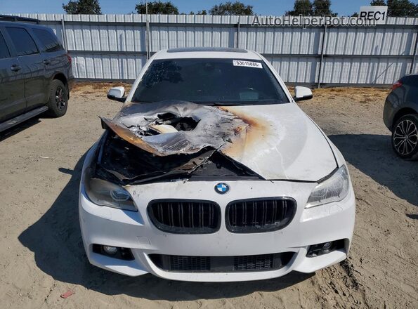 WBAKP9C50GD981138 2016 BMW 5 SERIES White Դիմացի տեսք