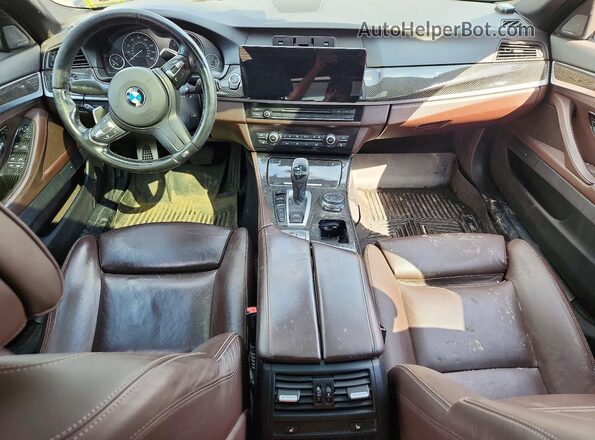 WBAKP9C54GD980817 2016 BMW 5 SERIES Black Instrument cluster view