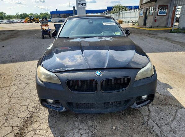 WBAKP9C54GD980817 2016 BMW 5 SERIES Black Rear view