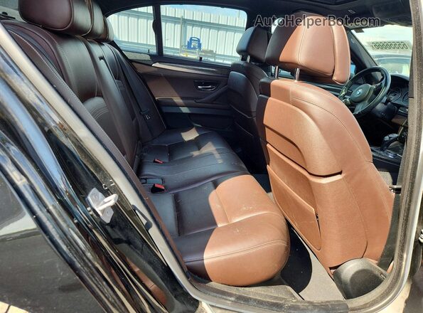 WBAKP9C54GD980817 2016 BMW 5 SERIES Black Rear interior view