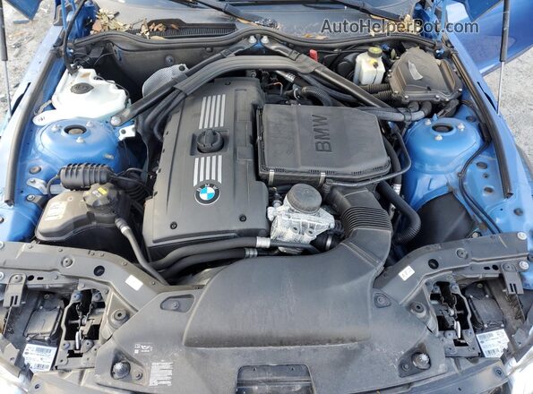 WBALM7C55G5B59823 2016 BMW Z4 Blue უკანა სალონის ხედი