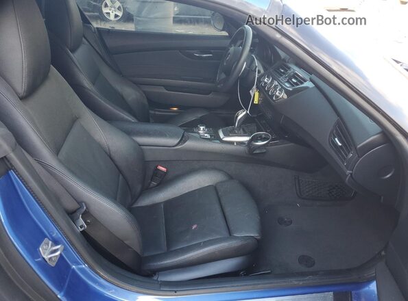 WBALM7C55G5B59823 2016 BMW Z4 Blue უკანა სავარძლების ხედი